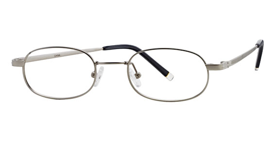 Hilco FRAMEWORKS-LeaderFlex 506 Eyeglasses, Matte Nickel