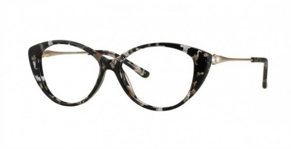 Clip Tech K3996 Eyeglasses, C2 DEMI CRYSTAL