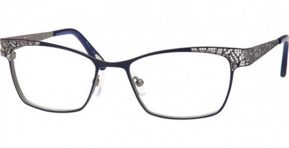 Glacee GL6762 Eyeglasses, C3 DRKBLUE/GREY