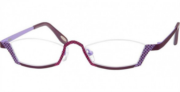 Glacee GL6760 Eyeglasses, C3 FUCHSIA/PURPLE