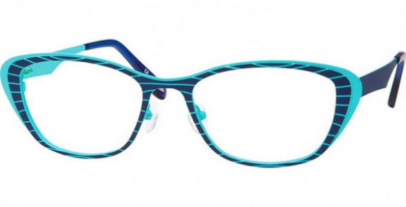 Glacee GL6756 Eyeglasses, C2 BLK/WHITE