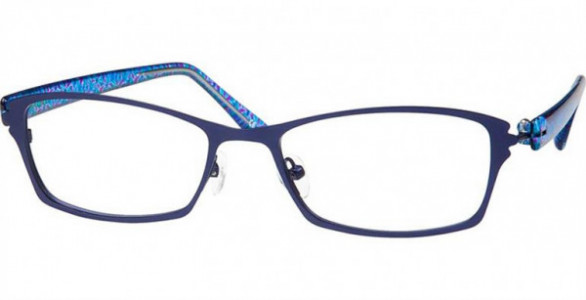 Glacee GL6755 Eyeglasses, C1 MATT BLUE/BLUE