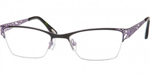 Glacee GL6747 Eyeglasses, C1 SH BLK/PURP
