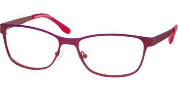 Glacee GL6739 Eyeglasses, C3 MT PURP/LT RED