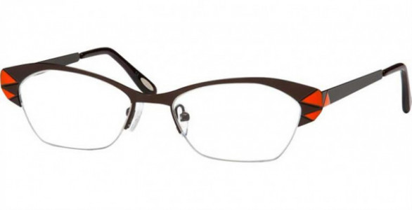 Glacee GL6732 Eyeglasses, C3 BRN/ORG EPOX