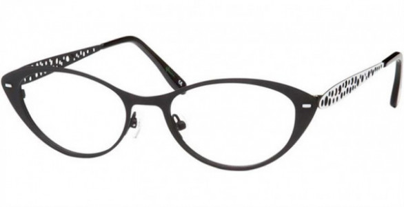 Glacee GL6729 Eyeglasses, C1 BLACK/WHITE