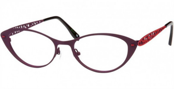 Glacee GL6729 Eyeglasses, C3 VIOLET/RED