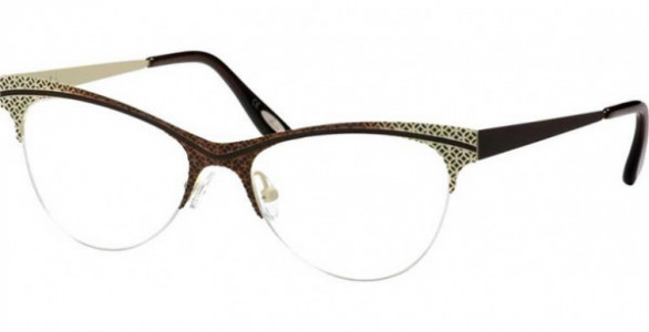 Glacee GL6714 Eyeglasses, C3 BROWN/BEIGE