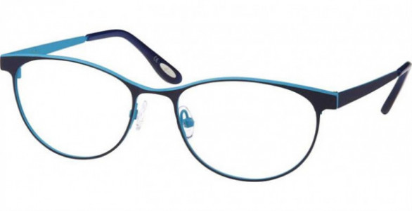 Glacee GL6712 Eyeglasses, C2 NAVY/AQUA
