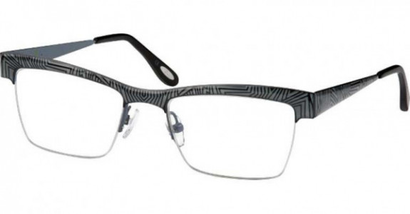 Glacee GL6710 Eyeglasses, C2 BLACK EPOXY/GREY