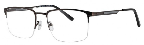 Gridiron FALCON Eyeglasses, C2 MT BROWN GRY
