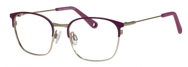 Indestructible IN11 Eyeglasses, C1 FUSCHIA/GOLD
