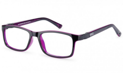 Nano Vista FANGAME 3.0 Eyeglasses, NAO3030750 BLK/PRPL