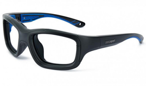 Nano Vista NSP10 Eyeglasses, NSP100253 MATTE BLACK/BLUE