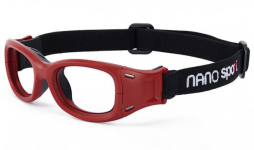 Nano Vista NSP12 Eyeglasses, NSP120549 MATTE RED/BLACK