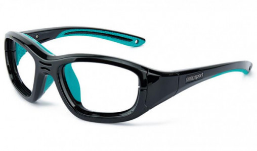Nano Vista NSP23 Eyeglasses, NSP230153 BLACK/AQUA