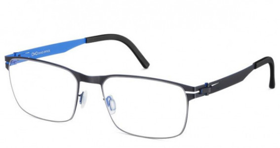 Ovvo Optics 6000 Eyeglasses, C1 BLACK MATTE/COBALT  50P/44A