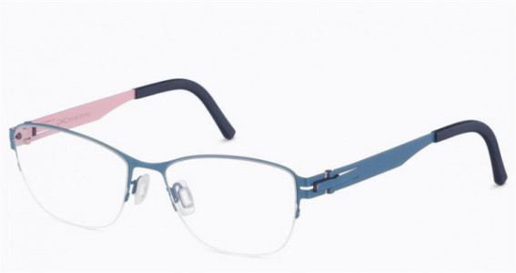 Ovvo Optics 3887 Eyeglasses, C1 SLATE BLUE/FLAMINGO 21C/507C