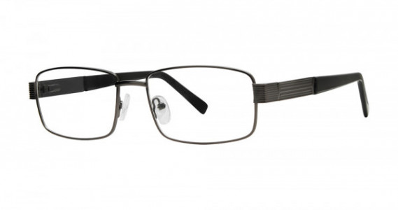 Modern Optical ADJOURN Eyeglasses, Matte Gunmetal/Black