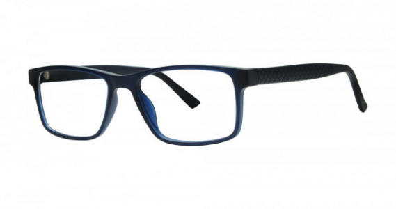 Modern Optical ADVOCATE Eyeglasses, Navy Matte