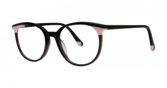Fashiontabulous 10X270 Eyeglasses, Black/Pink