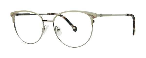 Fashiontabulous 10X271 Eyeglasses, Ivory/Pink/Silver