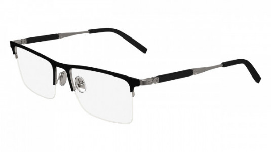 Ferragamo SF2586 Eyeglasses, (081) BLACK/LIGHT RUTHENIUM