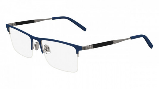 Ferragamo SF2586 Eyeglasses, (463) BLUE/LIGHT RUTHENIUM