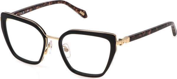 Just Cavalli VJC071 Eyeglasses, SHINY BLACK (0700)