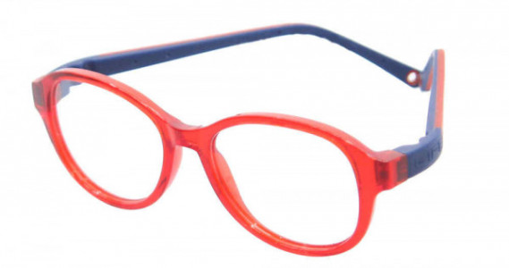 Life Italia NI-154 Eyeglasses, 1-RED BLU/SM BLUE