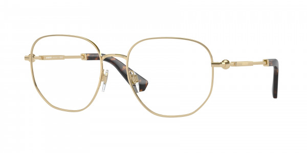 Burberry BE1385 Eyeglasses, 1109 LIGHT GOLD (GOLD)