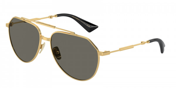 Dolce & Gabbana DG2302 Sunglasses, 02/R5 GOLD GREY (GOLD)