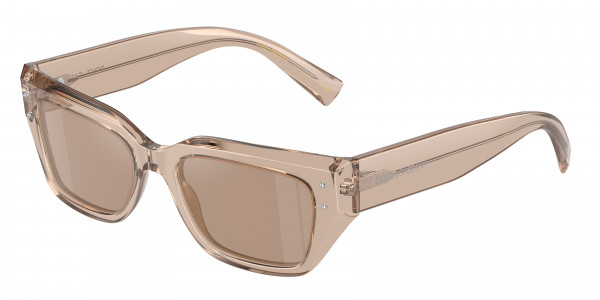 Dolce & Gabbana DG4462F Sunglasses, 34325A TRANSPARENT CAMEL LIGHT BROWN (BROWN)