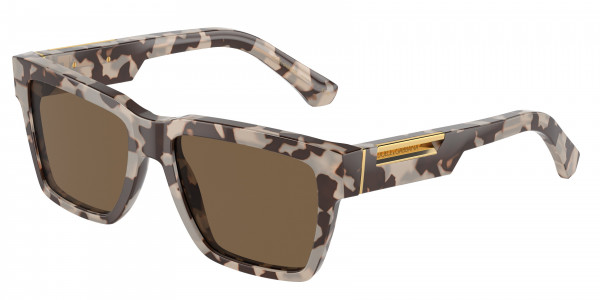 Dolce & Gabbana DG4465F Sunglasses, 343473 HAVANA BEIGE DARK BROWN (TORTOISE)