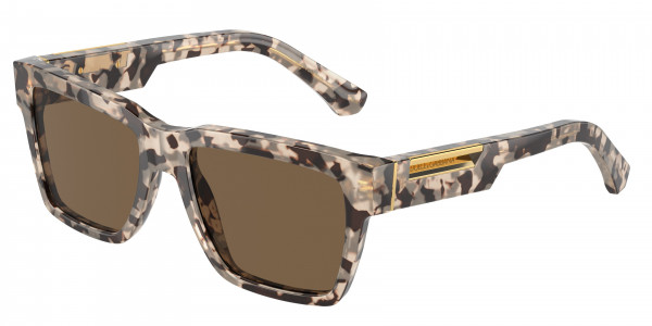 Dolce & Gabbana DG4465 Sunglasses, 343473 HAVANA BEIGE DARK BROWN (TORTOISE)