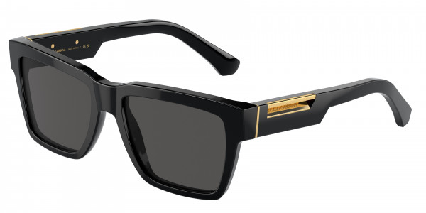 Dolce & Gabbana DG4465 Sunglasses, 501/87 BLACK DARK GREY (BLACK)
