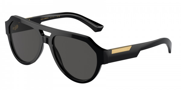 Dolce & Gabbana DG4466F Sunglasses, 501/87 BLACK DARK GREY (BLACK)