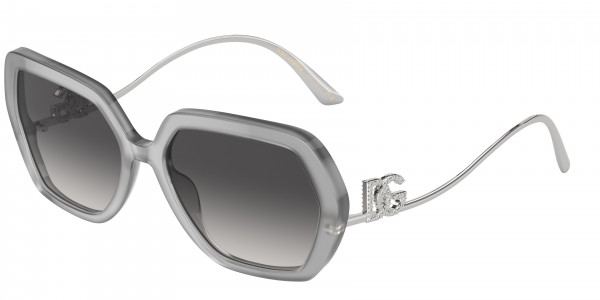 Dolce & Gabbana DG4468B Sunglasses, 34218G OPAL GREY GREY GRADIENT (GREY)