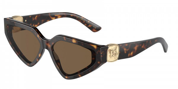 Dolce & Gabbana DG4469F Sunglasses, 502/73 HAVANA DARK BROWN (TORTOISE)