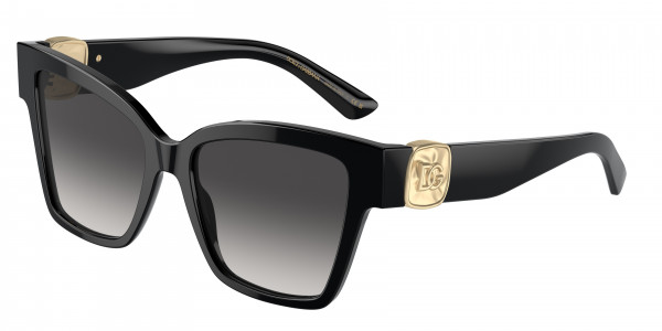 Dolce & Gabbana DG4470F Sunglasses, 501/8G BLACK DARK GREY (BLACK)