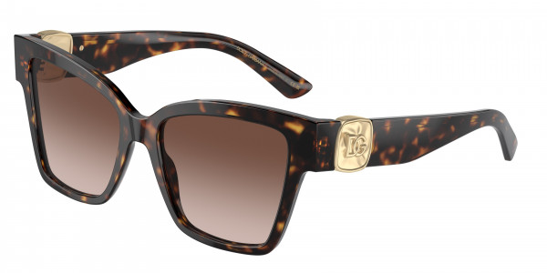 Dolce & Gabbana DG4470F Sunglasses, 502/13 HAVANA BROWN GRADIENT (TORTOISE)