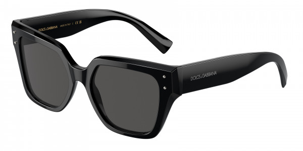 Dolce & Gabbana DG4471F Sunglasses, 501/87 BLACK DARK GREY (BLACK)