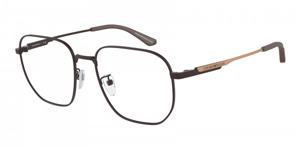 Emporio Armani EA1159D Eyeglasses, 3201 MATTE BROWN (BROWN)