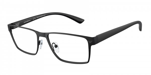 Emporio Armani EA1157 Eyeglasses, 3001 MATTE BLACK (BLACK)