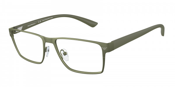 Emporio Armani EA1157 Eyeglasses, 3017 MATTE GREEN (GREEN)