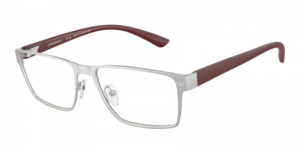 Emporio Armani EA1157 Eyeglasses, 3045 MATTE SILVER (SILVER)