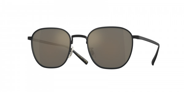 Oliver Peoples OV1329ST RYNN Sunglasses, 501739 RYNN MATTE BLACK GREY GOLDTONE (BLACK)