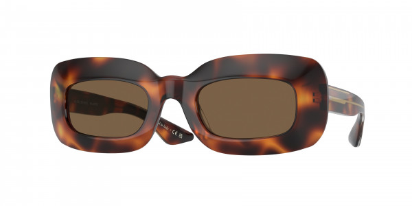 Oliver Peoples OV5548SU 1966C Sunglasses, 100773 1966C DARK MAHOGANY BROWN (TORTOISE)