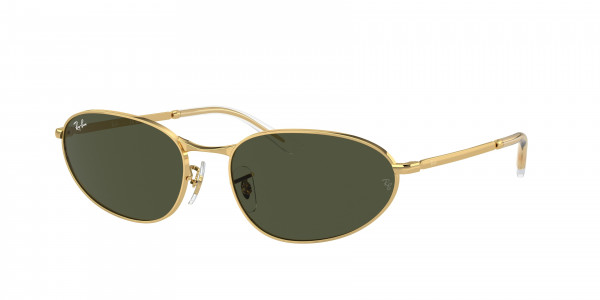 Ray-Ban RB3734 Sunglasses, 001/31 ARISTA GREEN (GOLD)