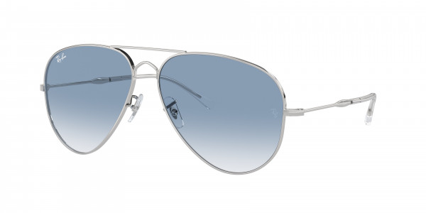 Ray-Ban RB3825 OLD AVIATOR Sunglasses, 003/3F OLD AVIATOR SILVER CLEAR GRADI (SILVER)